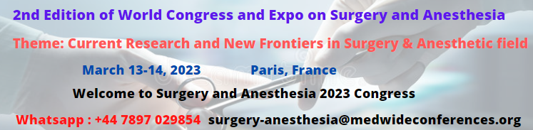 Surgery and Anesthesia 2023